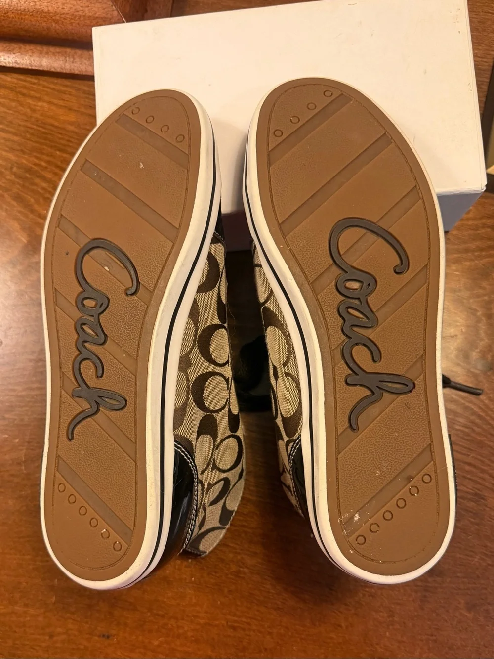 Coach brown signature